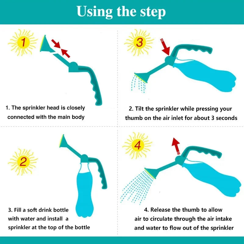 Gardening Plant Watering Handheld dual-purpose water spray Bottle Water Can Top Waterers Shower Seedling Irrigation Oasis Select