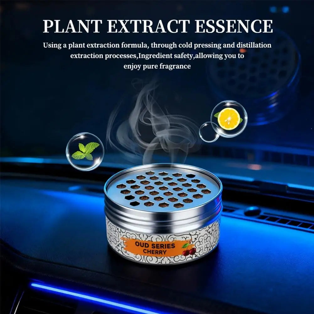 Car Solid Aromatherapy Air Freshener Lasting Long Auto Wood Blocks Perfume Car Deodorant Odor Remova Car Decoration Oasis Select