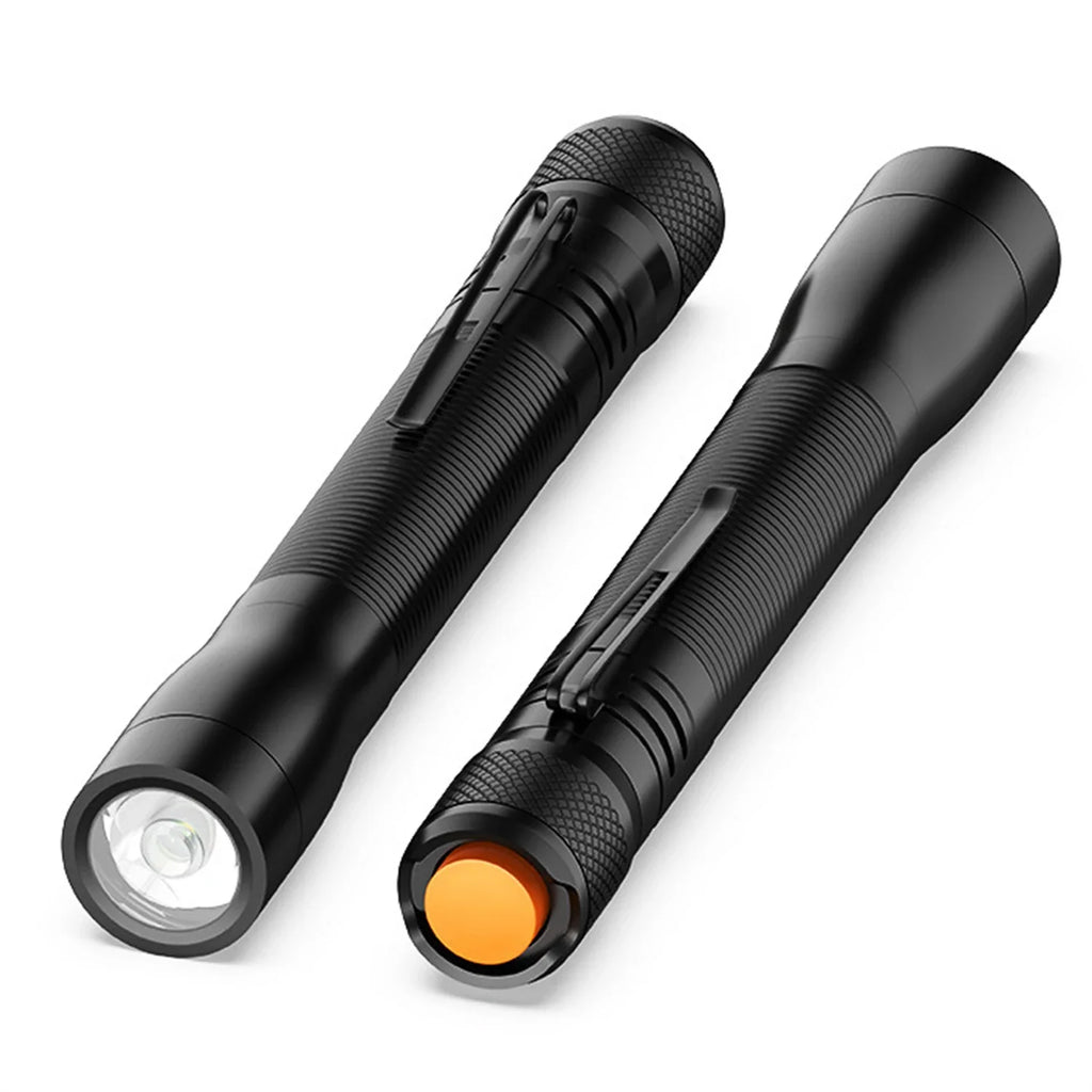 POCKETMAN Mini LED Flashlight | Waterproof, Pen Clip, 600LM