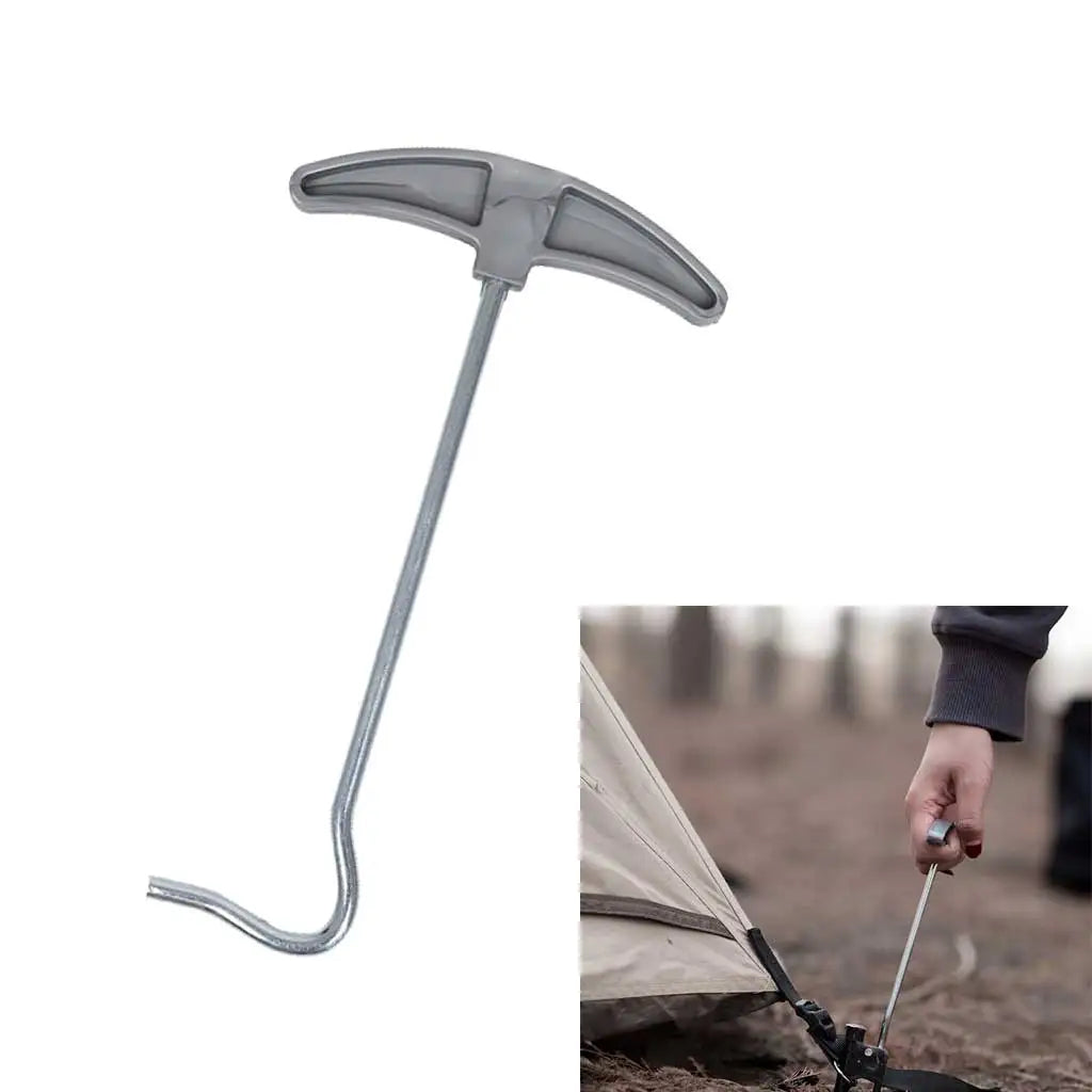 Tent Ground Peg Puller Remover Caravan Camping Tarps Extractor Tool Awning Stakes Ground Nails Removing Tool Oasis Select Default Title