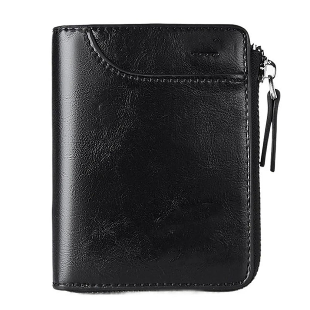 Men's RFID Bifold Wallet – Slim PU Leather Multi-Card Holder Men's Bifold Wallet Oasis Select Black
