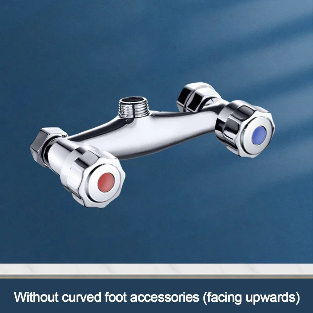 Modern Metal Out Water Inlet Valve Double Control Hot and Cold Double Shower Faucet Valve Wall Mounted Diverter Valve Oasis Select A1