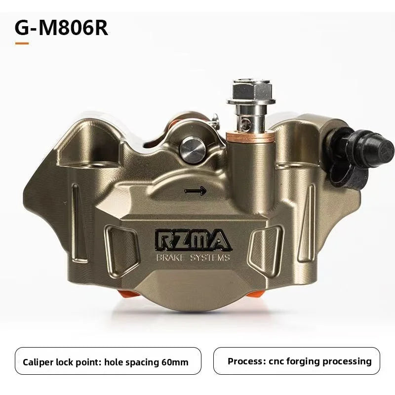 Silent and wear-resistant Ruizuma G-M806 small Mantou caliper 60mm hole rear disc brake modification Oasis Select right side 2