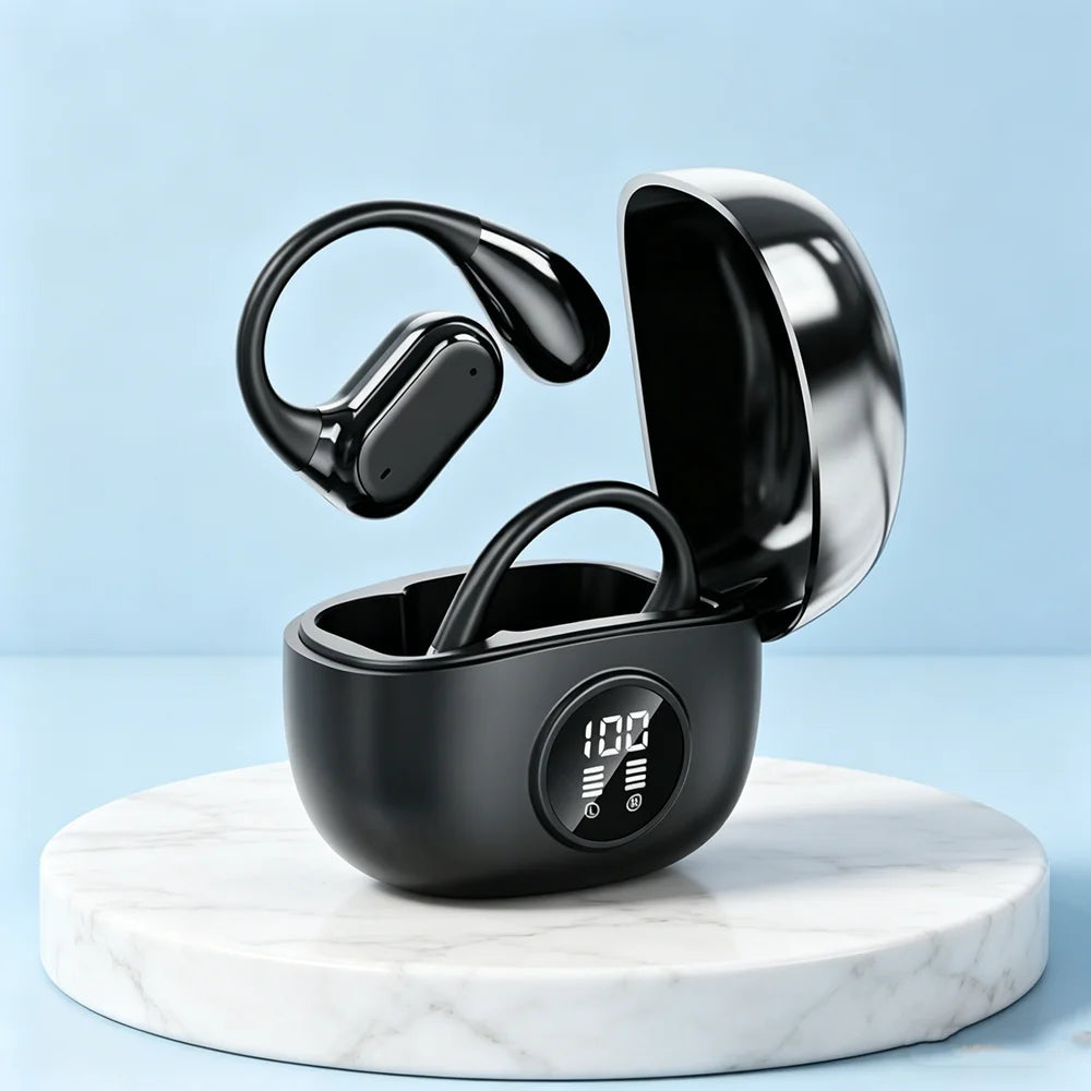New TWS clip-on sports headphones fasion comfortable headset music deep bass hanging Earbuds Apply to smartphones Oasis Select