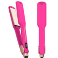 URGGU Pink Titanium Flat Iron – 2-in-1 Hair Straightener & Curler