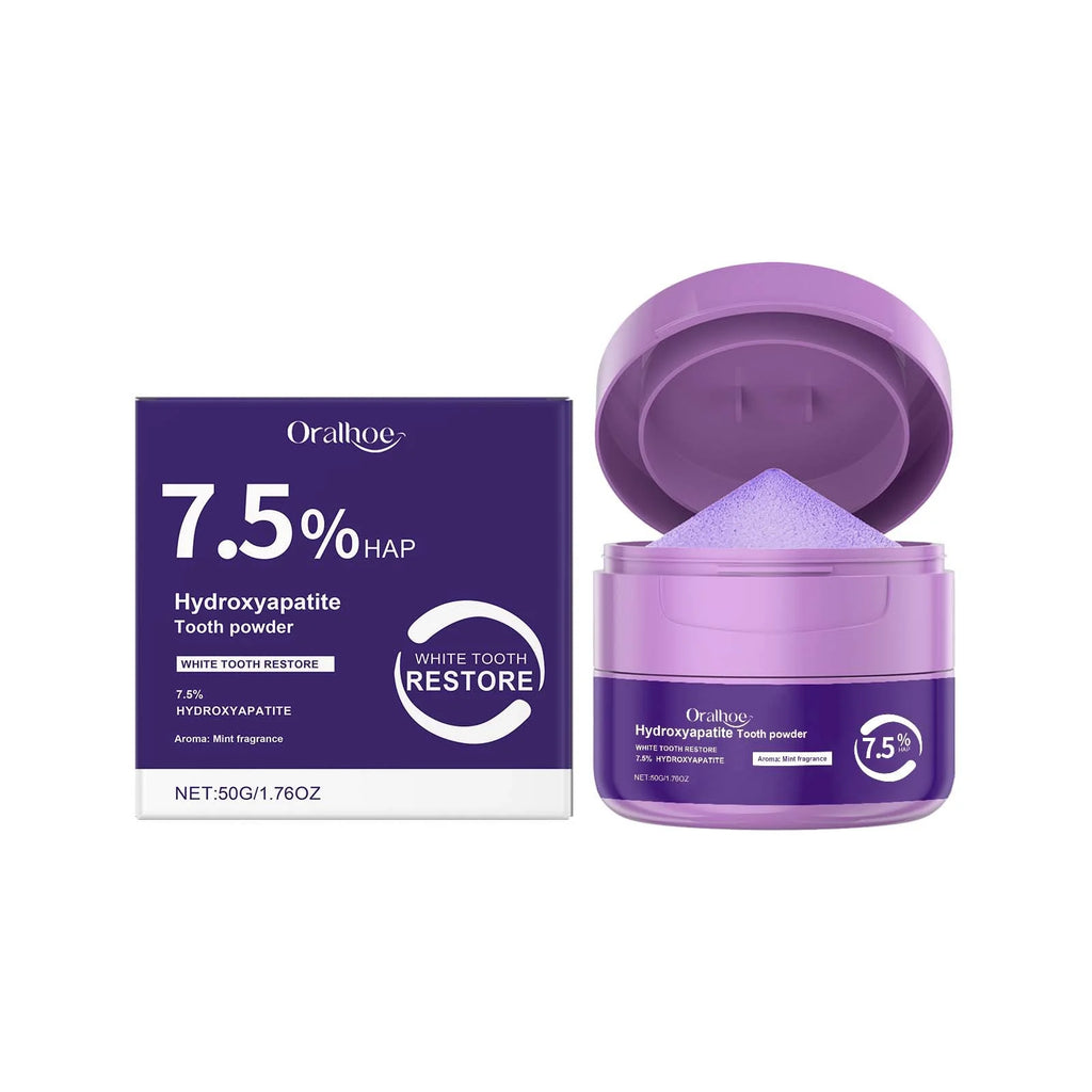 Whitening Tooth Powder Improve Plaque Stain Tartar Removal Deep Cleaning Oral Reduce Bad Breath Lasting Fresh Tooth Care Product Oasis Select 50g Boxed