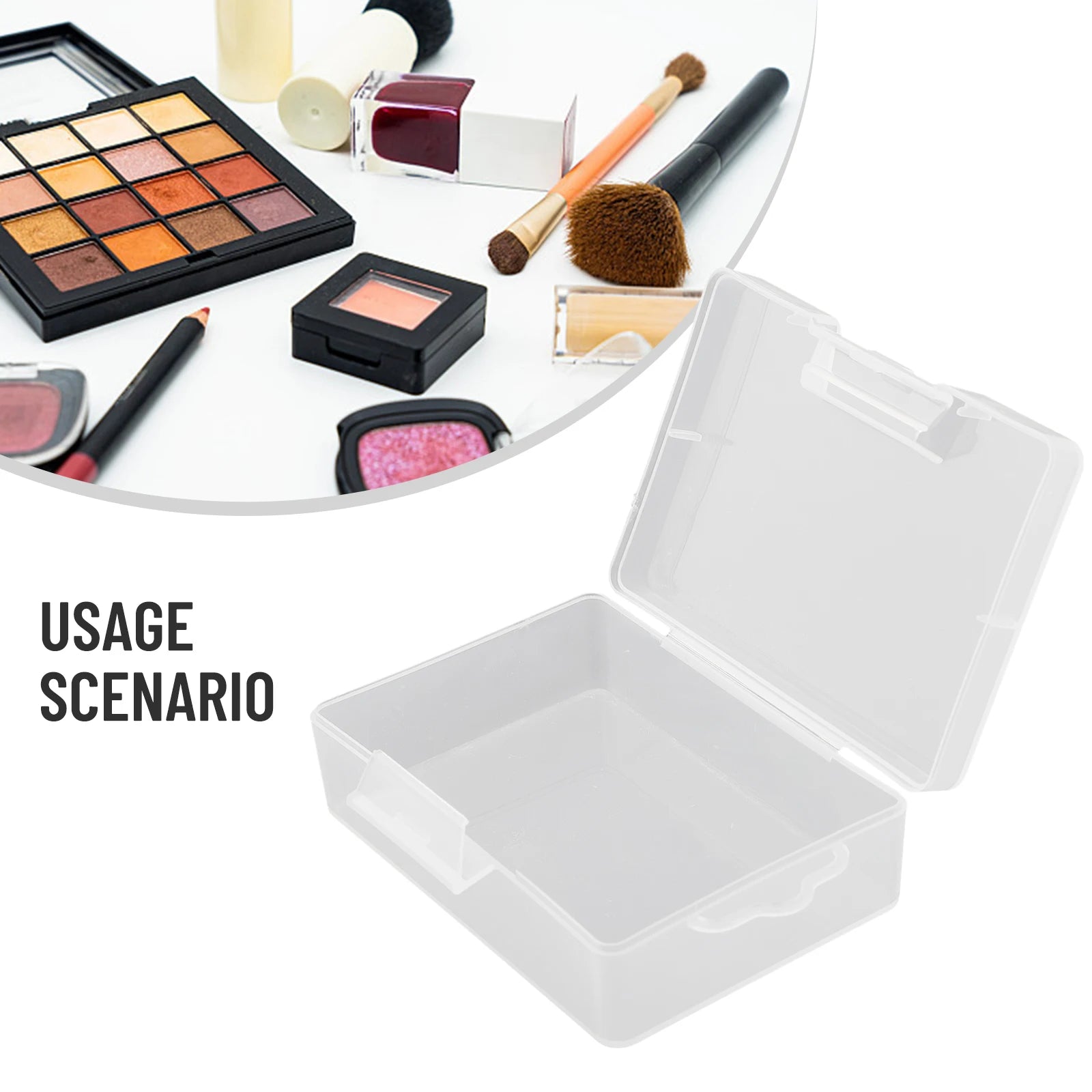 Holder Case Storage Box Tool Beads Container Necklaces Parts Plastic Rings 1pc Cosmetics Dustproof Large Capacity Oasis Select
