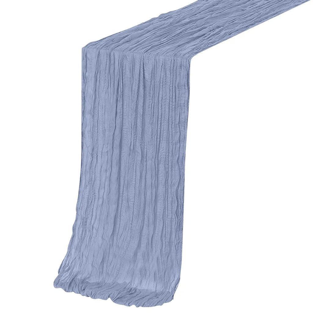 Cheesecloth Gauze Table Runner – Wedding & Boho Party Décor Gauze Table Runner Oasis Select Blue One Size
