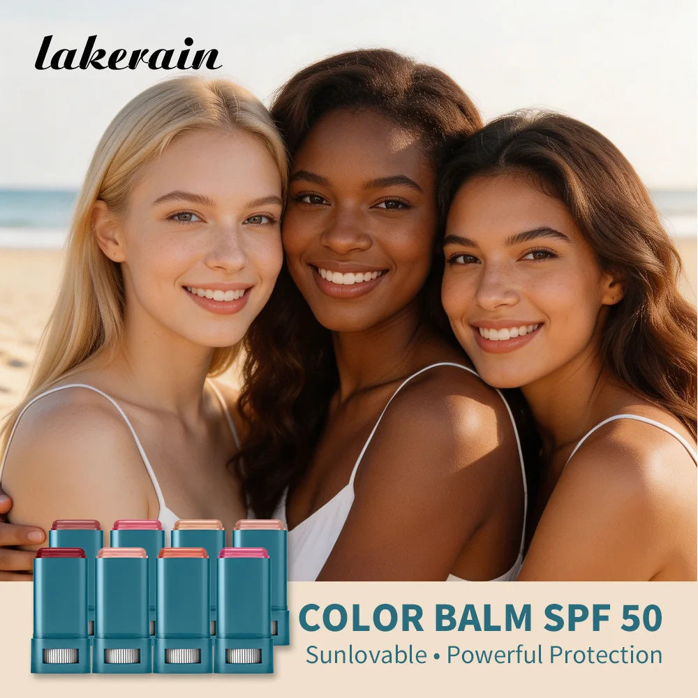 SPF 50 Tinted Blush Stick – Waterproof & Long-Lasting Color