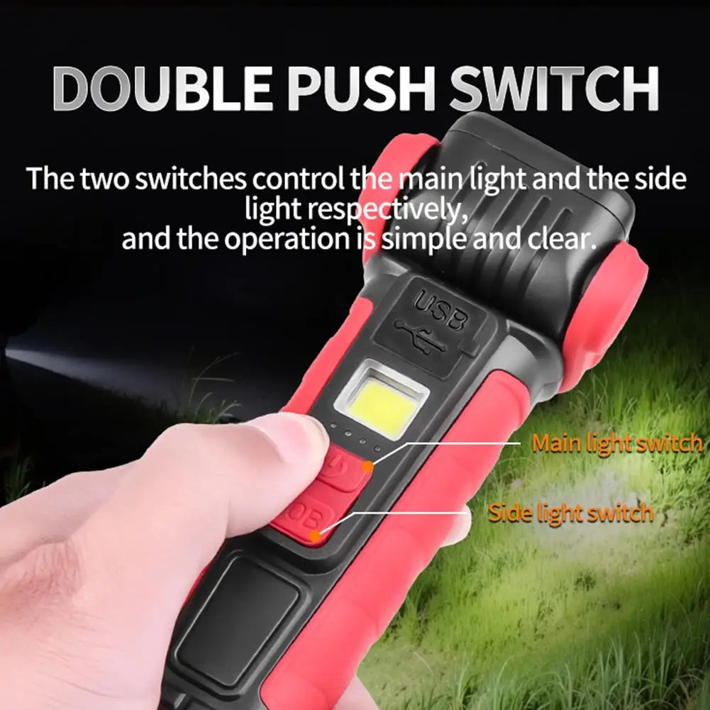 Magnetic COB Work Light - Super Bright Flashlight with Pen Clip Multi-Functional Outdoor night Emergency Maintenance Light ﻿ Oasis Select