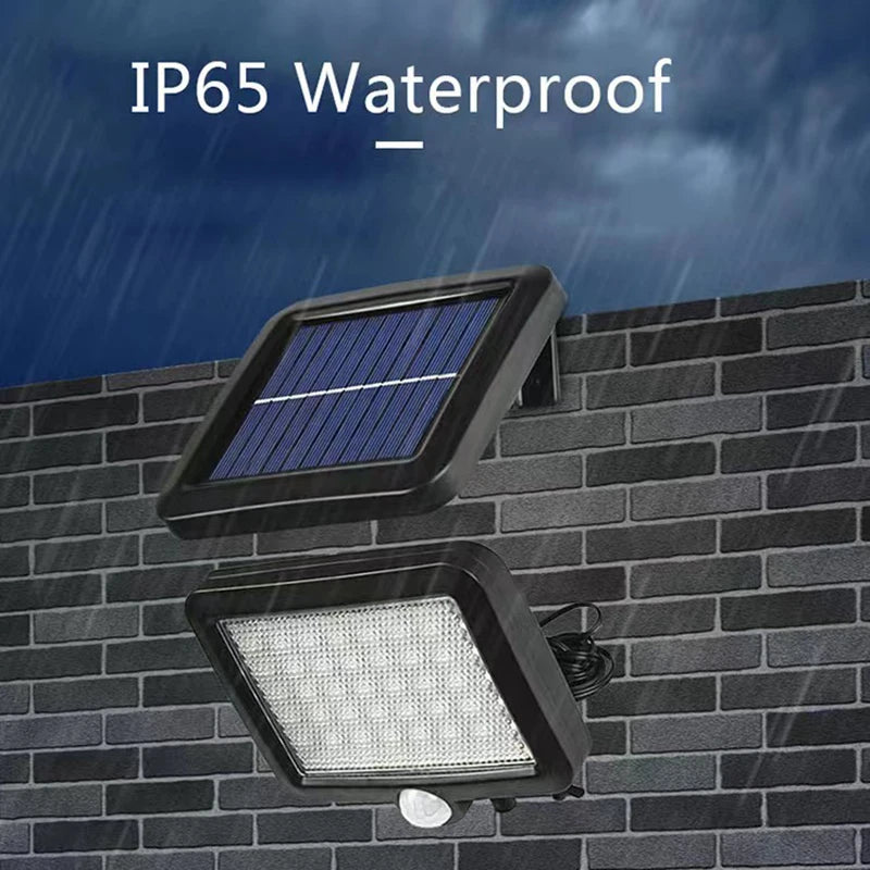 45LED Solar Light Outdoor Waterproof with Motion Sensor Floodlight Remote Control 3 Modes for Patio Garage Backyard Oasis Select