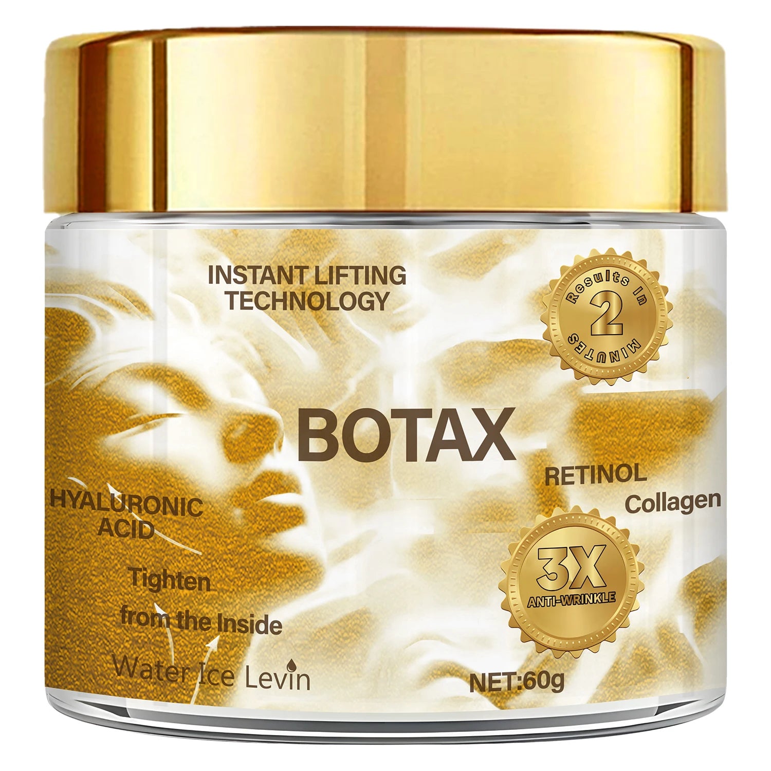 BOTAX Instant Lifting Face Cream – Retinol, Hyaluronic & Collagen Anti-Aging Face Cream Oasis Select WHITE 60g