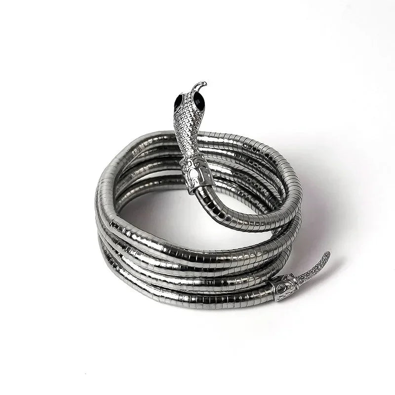 Snake Creative Jewelry Can Be Used As Necklace and Bracelet Personalized HotGirl Snake Wrap Women's Necklace Halloween Jewelry Oasis Select