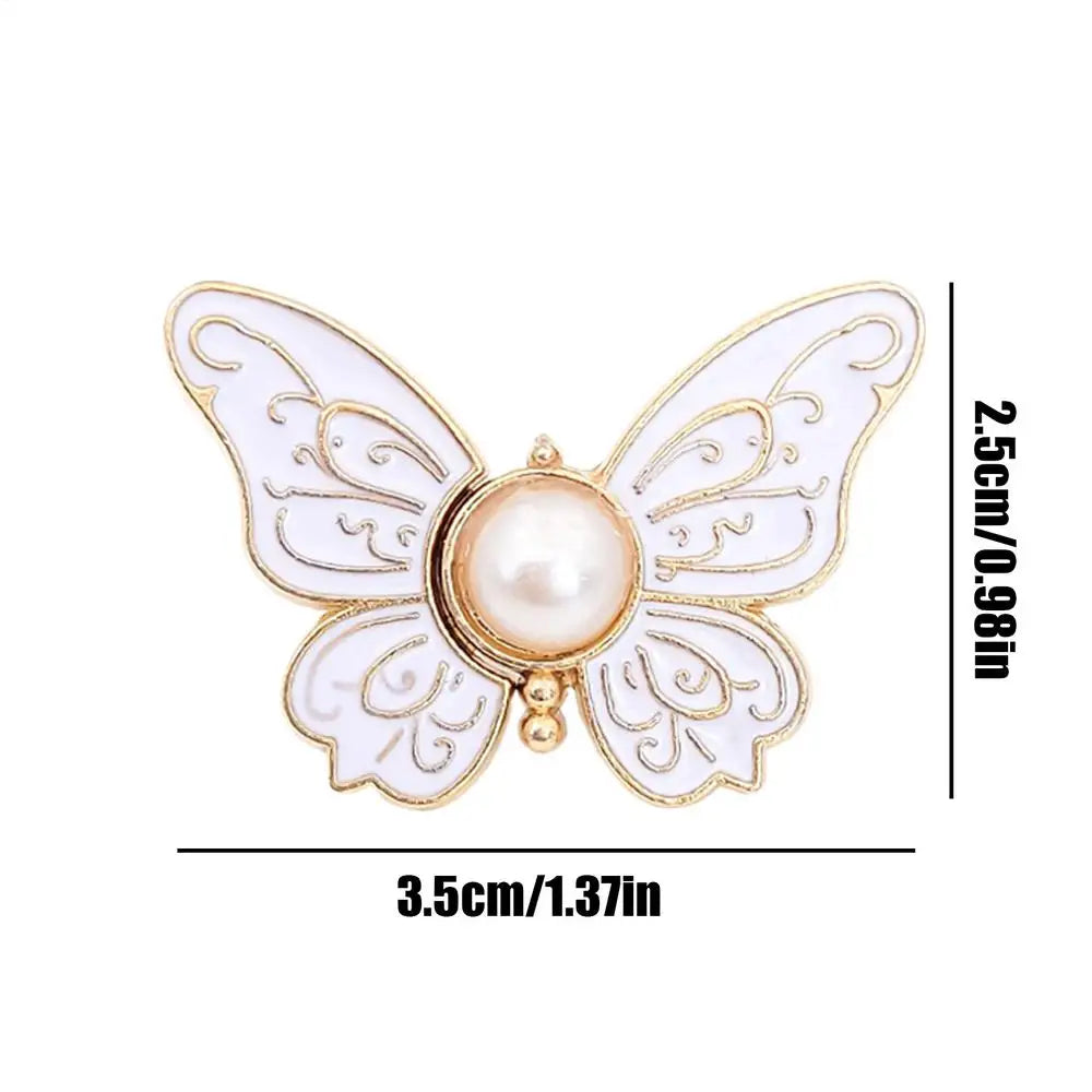 Pants Waist Tightener for Women Butterfly Shape Waist Tightener Buttons 8 Pieces No Sewing Reusable Alloy Clips for Clothing Oasis Select B