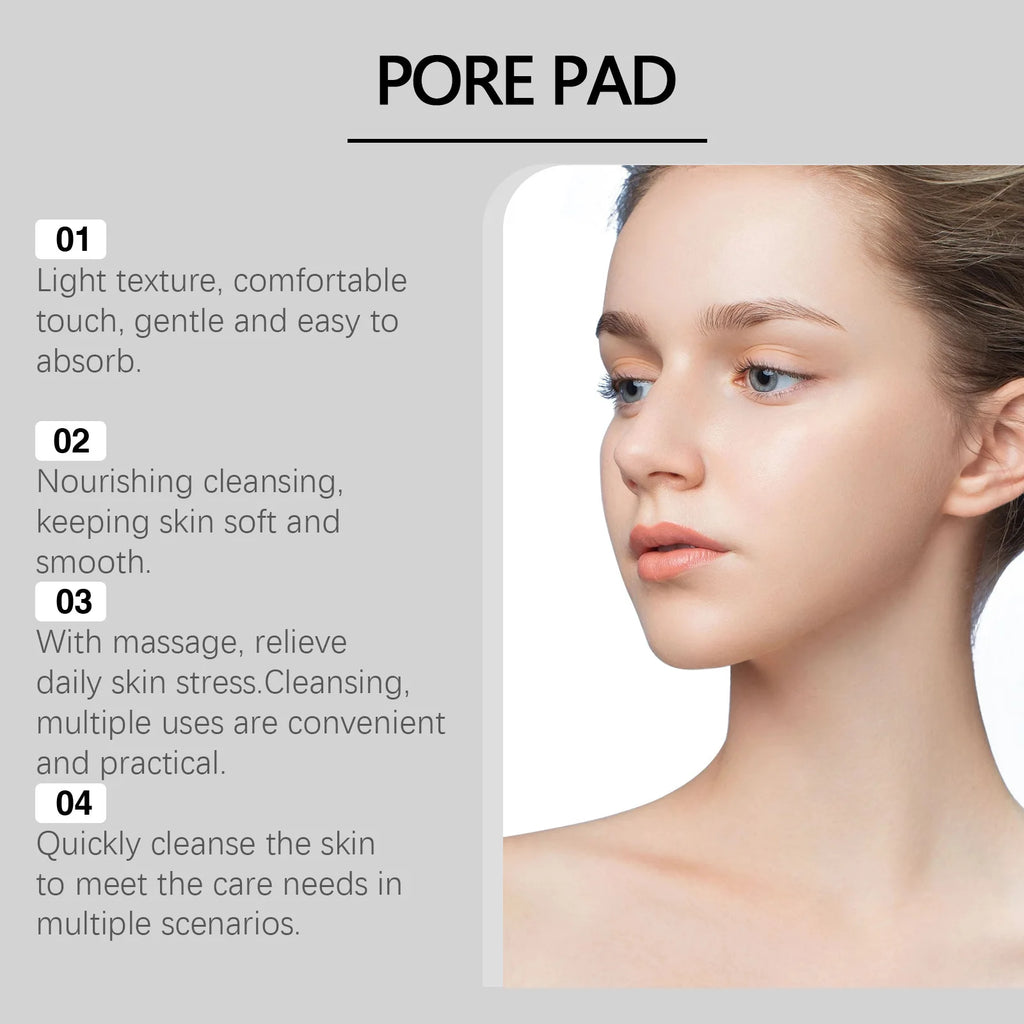 Jaysuing Hyaluronic Acid Exfoliating Pads – 70 Pcs Acne Care Facial Exfoliating Pads Oasis Select