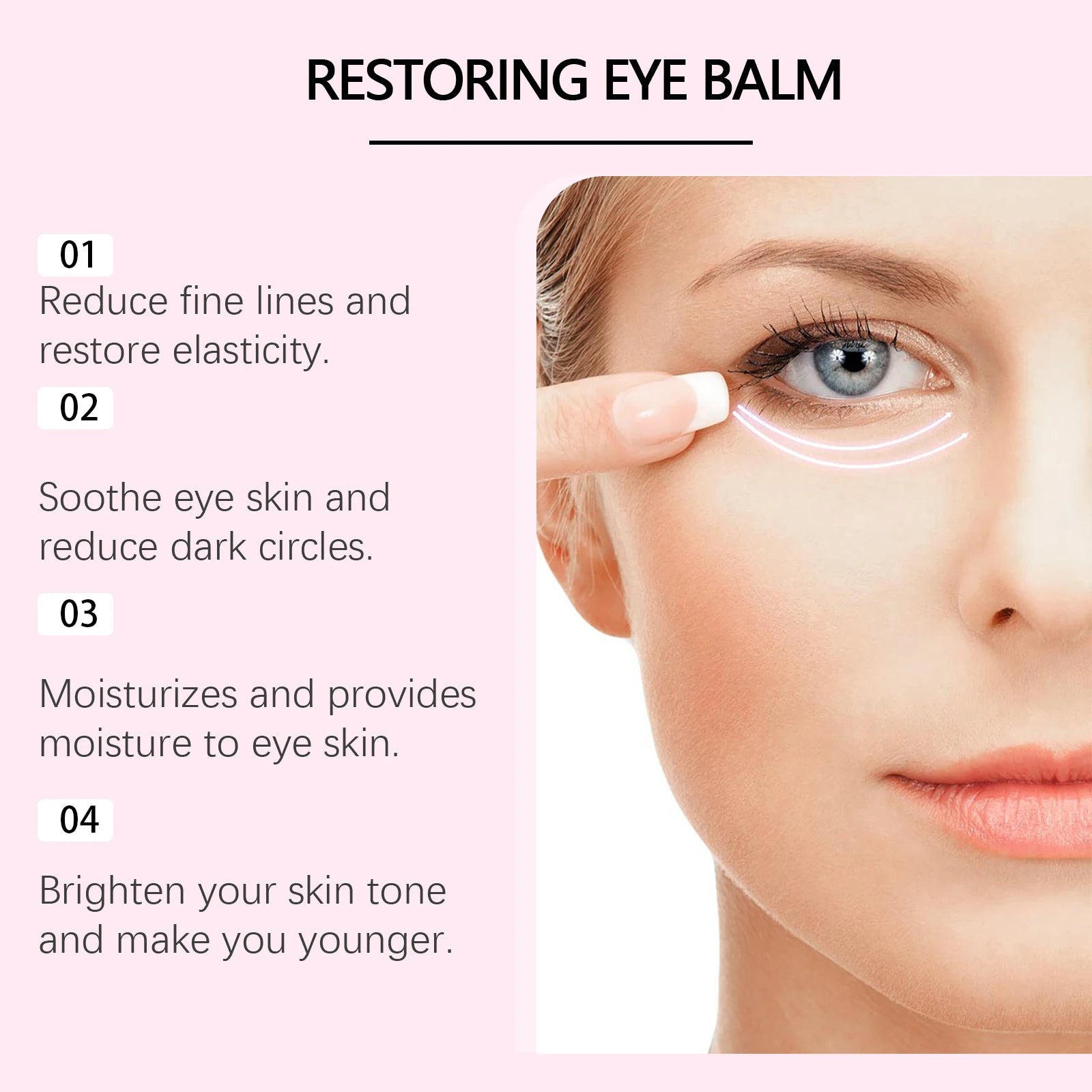 Eye Cream Stick Gentle Nourishing Reduce Dark Circles Lifting Firming Fade Fine Lines Moisturizing Tighten Eye Care Cream Oasis Select