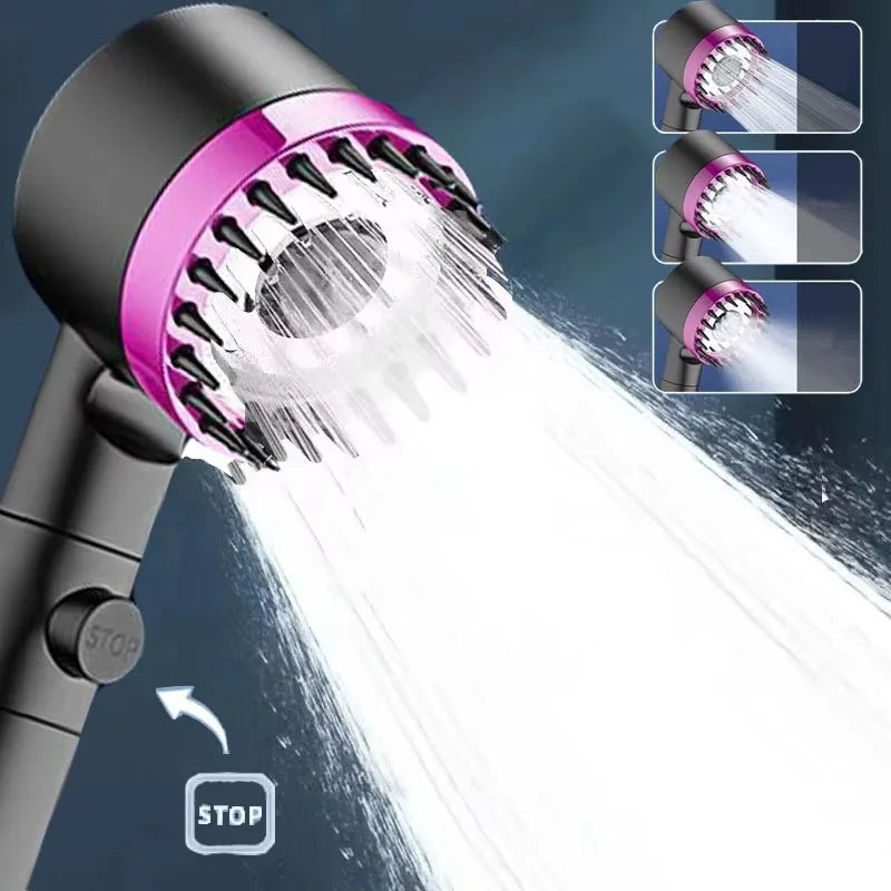 Shower head Shower Filter with Four Modes Bathroom Accessories Head Massage Shower Accessories Shower Knobs Home Furnishings Oasis Select