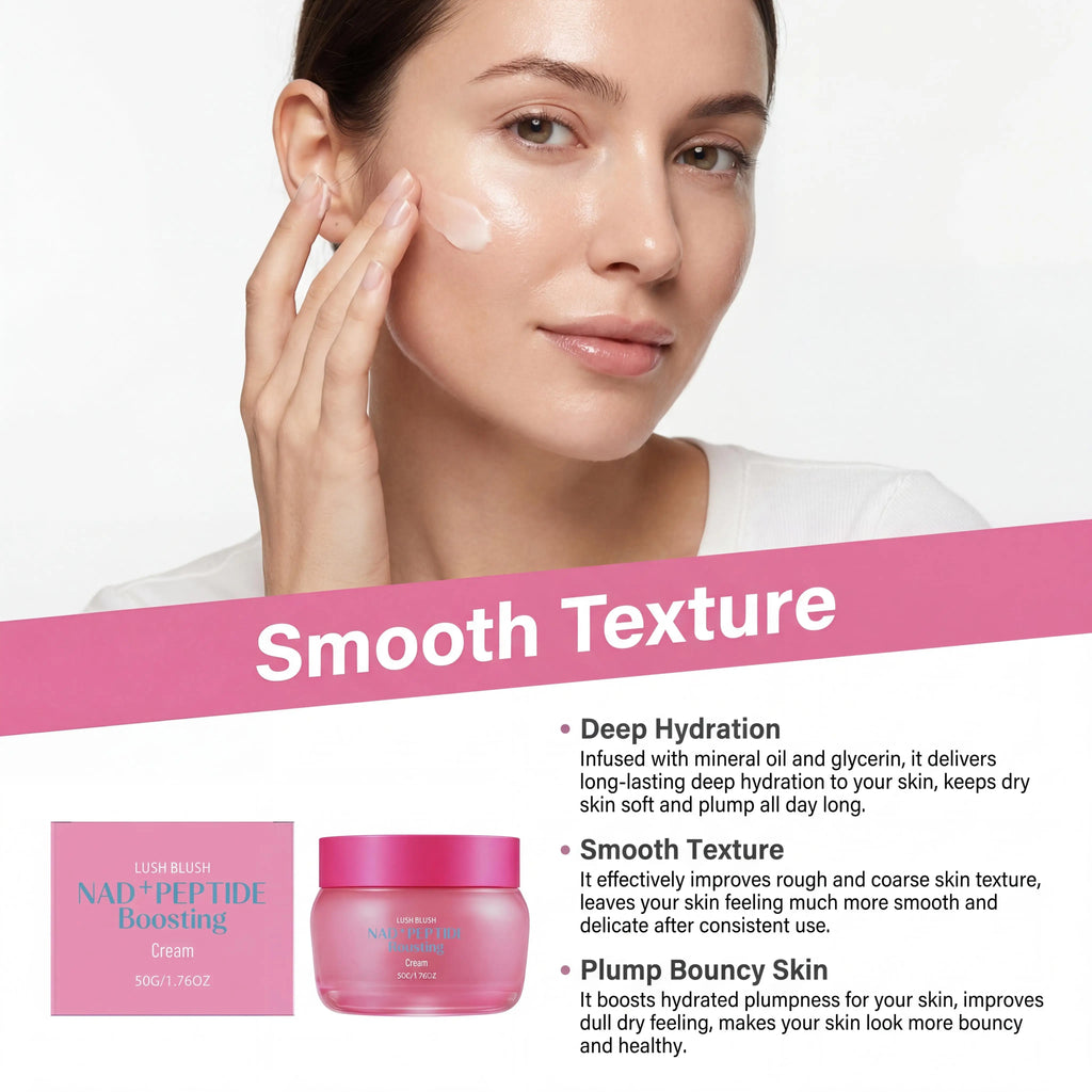 NAD+ Peptide Boosting Cream Anti Wrinkles Lifting Face Sagging Skin Enhance Elasticity Repair Hydrate Skin Cream Korean Skincare Oasis Select