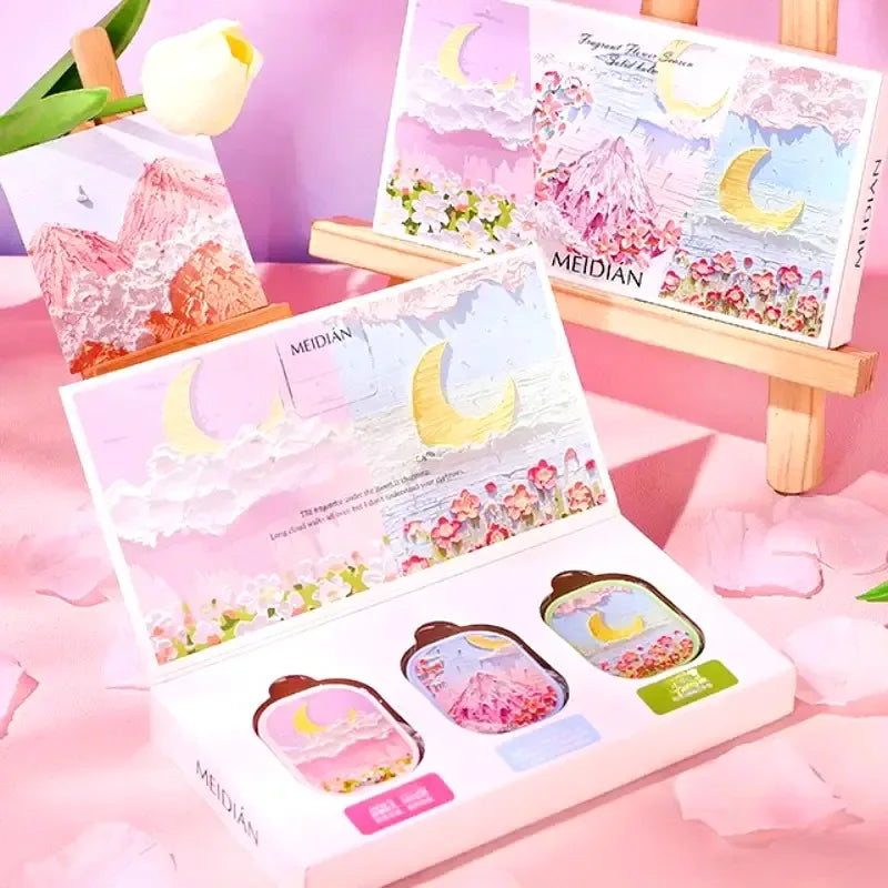 YOUNGCOME 3-Piece Solid Perfume Set – Jasmine & Tea Balm Solid Perfume Set Oasis Select