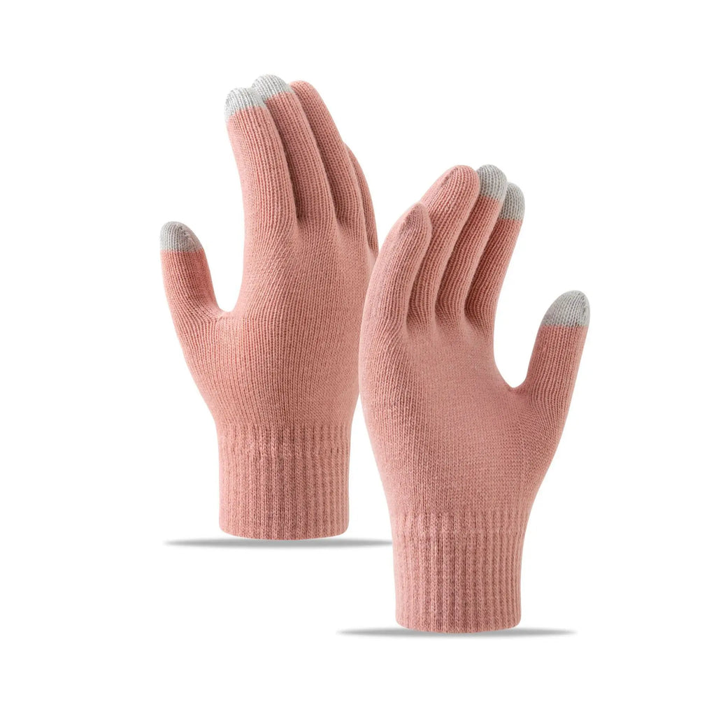 Knitted gloves, touch screen, cycling, skiing, fitness, warmth, autumn and winter outdoor sports trend Oasis Select 8