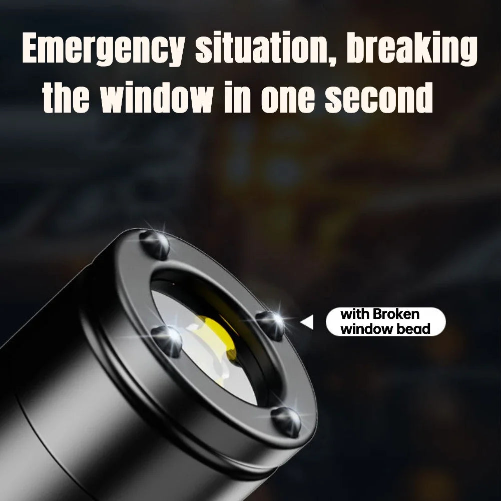 Shunmaii Mini USB-C Rechargeable Flashlight – Hat Clip & Magnet Mini LED Flashlight Oasis Select