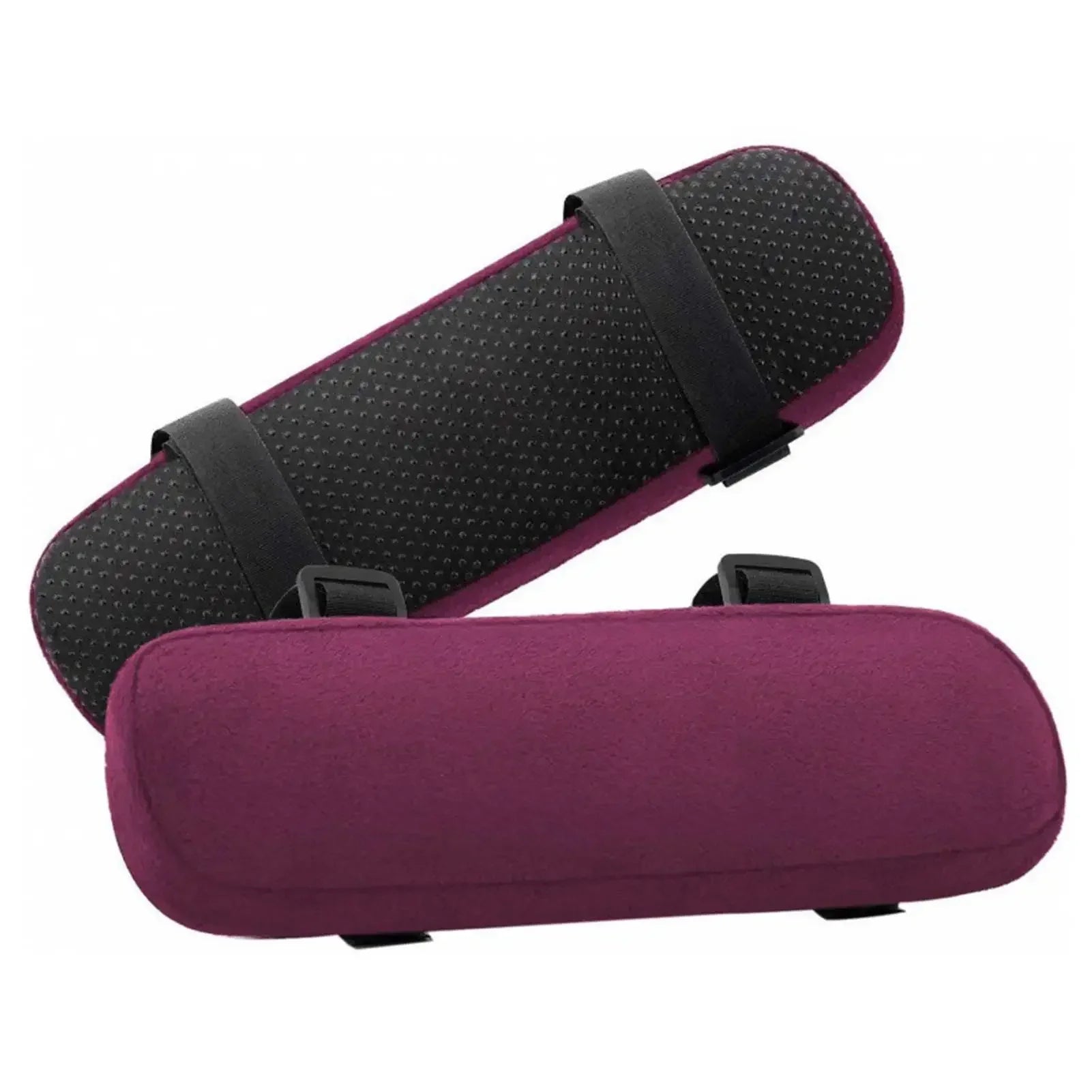 2PCS Memory Foam Armrest Pads for Office Chair Universal Fit Elbow Support Cushion Arm Pressure Relief Covers for Desk Chairs Oasis Select PURPLE