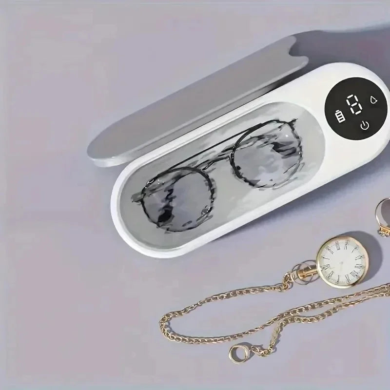 Ultrasonic Glasses Cleaner – Wireless Eyewear Cleaning Machine