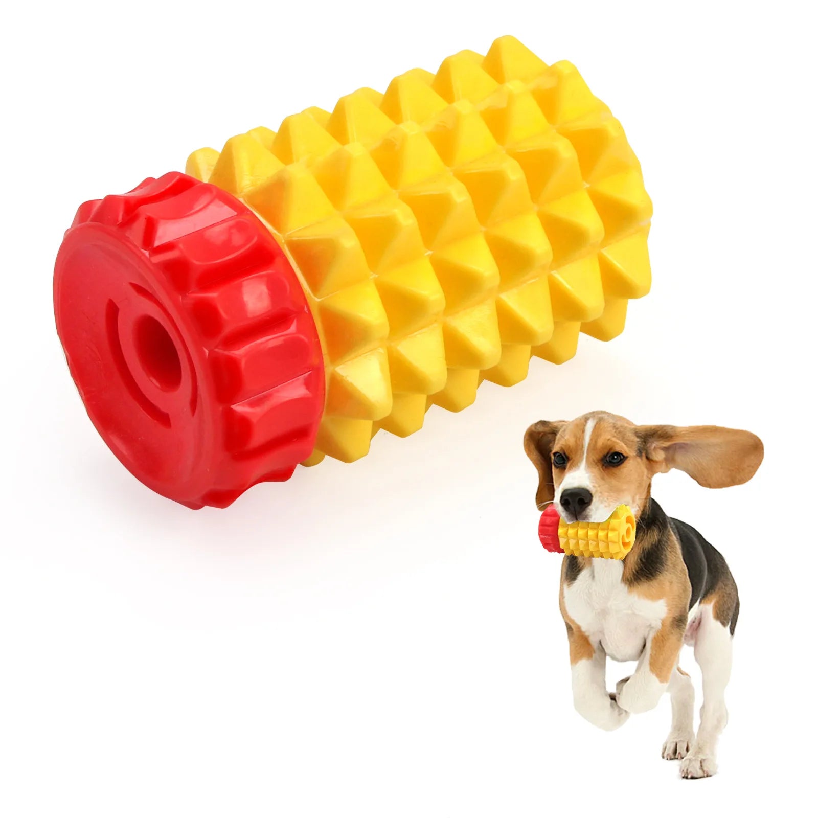 Simulated Corn Cob TPR Dog Toy, Scratch-resistant, Teething Stick, and Leak-bite Dog Toy Oasis Select 25002C