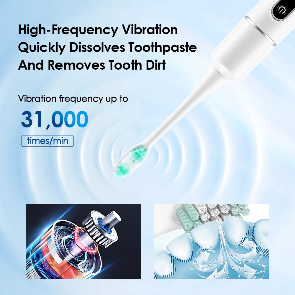 Ms.Dear Electric Tartar Remover & Whitening Toothbrush – 6 Modes