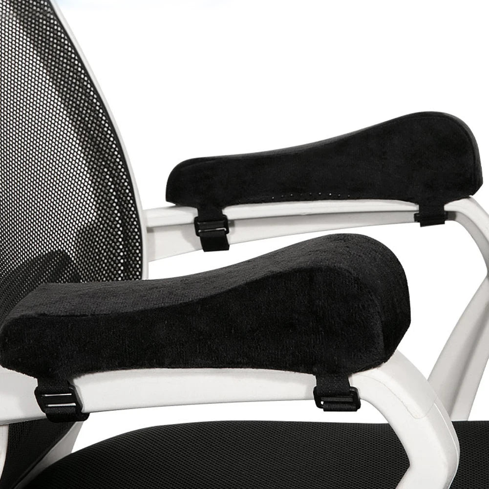 2pcs Ergonomic Armrest Pads,Office Chair Cushion for Elbow & Forearm Pressure Relief,Universal Fit Designed To Relieve Pressure Oasis Select