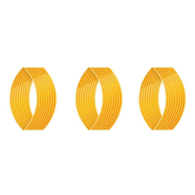 1/2/3set Wheel Sticker Reflective Rim Stripe Tape Bike Motorcycle Stickers For Honda For Kawasaki Z750 Z800 For YAMAHA MT07 MT09 Oasis Select Gold-3set