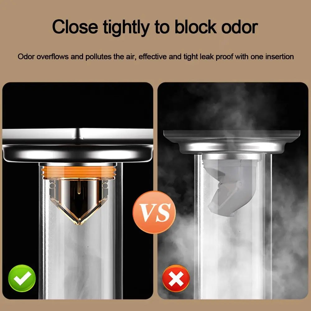 Backflow Preventer Shower Floor Drain Anti-odor Universal Fast Drainage Floor Drain Dectable Double opening Sink Strainer Oasis Select