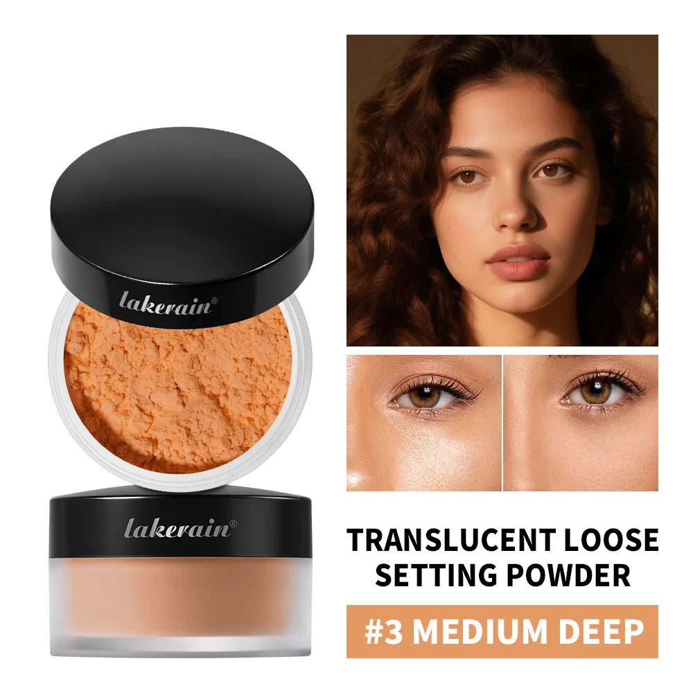 Lakerain Translucent Loose Setting Powder – Oil Control Matte