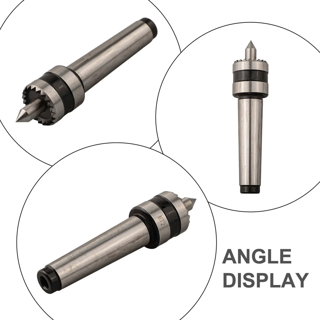 Crown Multi-tooth Woodworking Lathe Drive Center Spindle MT1or MT2 With Spring Loaded Point Woodturing CNC Metalworking Tools Oasis Select