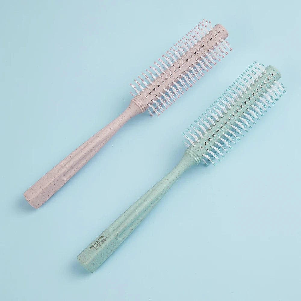 Round Rolling Curling Brush – Anti-Static Wet & Dry Hair Comb Round Curling Brush Oasis Select