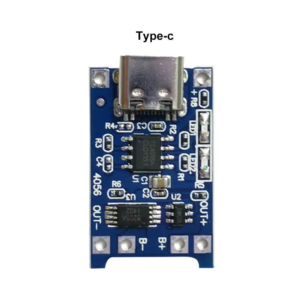 3.7V Lithium Battery Charger Protection Board 5V 1A 2A Li-ion Lipo Battery Charging Protect Two-in-one Module Micro USB Type-C Oasis Select for Type-c