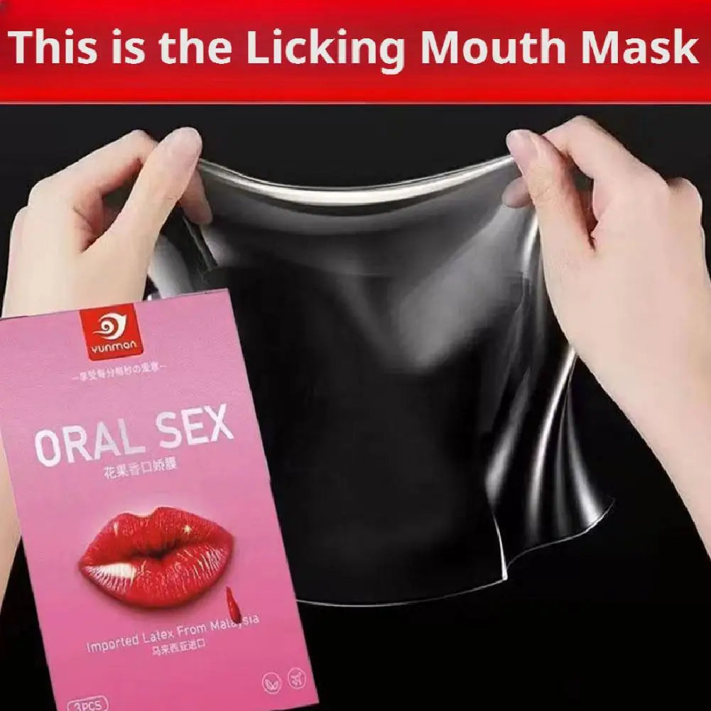 1/2 Packs Fruit Flavor Ultra-Thin Oral Sex Membrane Soft Vagina Anus Mouth Tongue Licking Penis Oral Sex Film Couples Sex Game Oasis Select