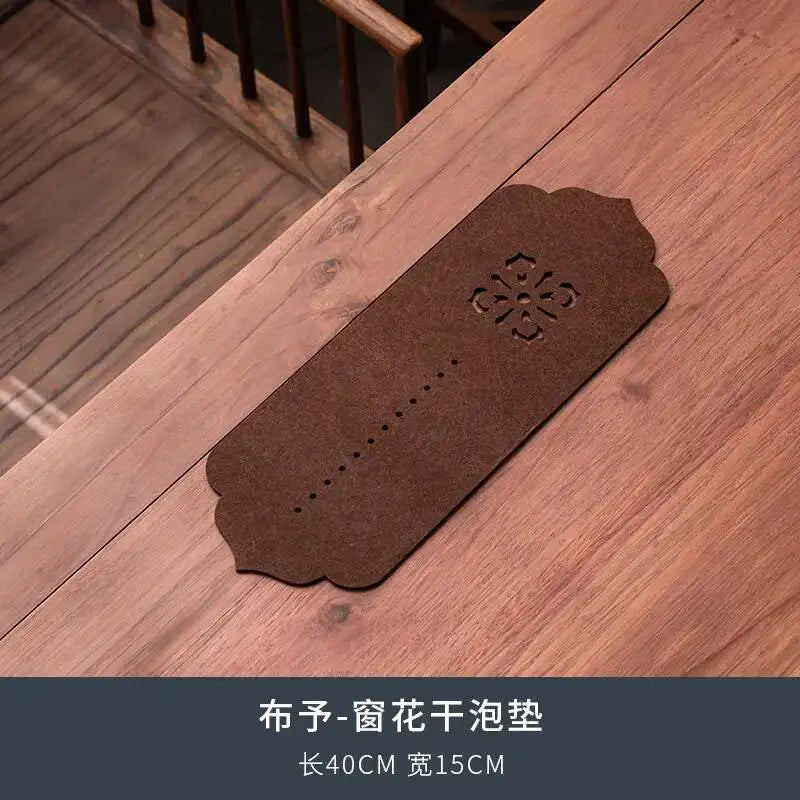 Waterproof Dry Bubble Mat Tea Mat Tea Seat Hollow Anti-scald Cup Mat Tea Tray Teapot Mat Oasis Select Dry Bubble Mat