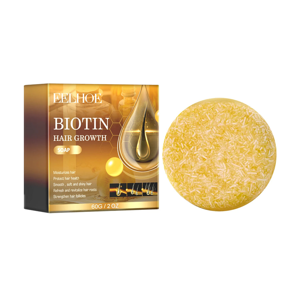 Biotin Hair Growth Products Fast Growing Oil Conditioner Frizz Damaged Repair Hair Thinning Soap Nourish Root Dense Hair Shampoo Oasis Select Hair Soap 60g