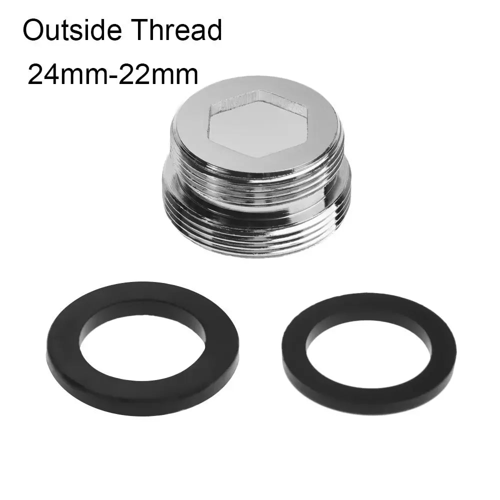 Hardware 360-Degree Swivel Brass Water Saving Tap Faucet Aerator Sprayer Sink AeratorTap Nozzle Bathroom Home Daily Tools Oasis Select 24mm-22mm Outside