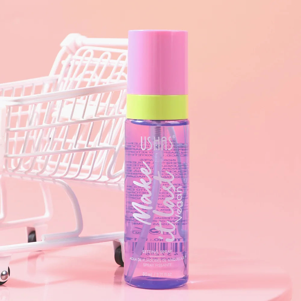 80ml Oil Control Setting Spray Waterproof Makeup Fixer Hydrating Face Mist Long Wear No Smudge Oasis Select