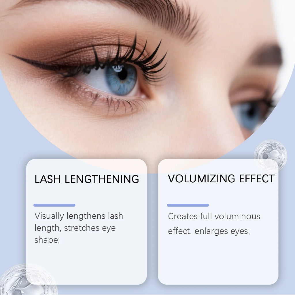zephoco Waterproof Long-Lasting Mascara, Naturally Curled and Shaped, Sweat-Resistant, Lengthening, and Smudge-Proof Oasis Select