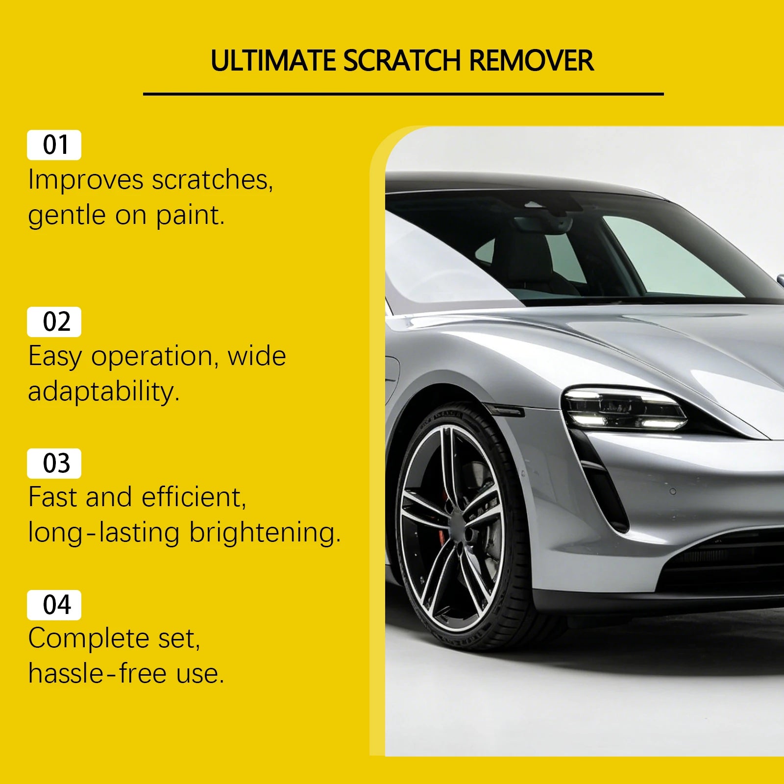 Car Scratch Remover Polish Kit – Swirl & Scuff Restorer Car Polish Kit Oasis Select