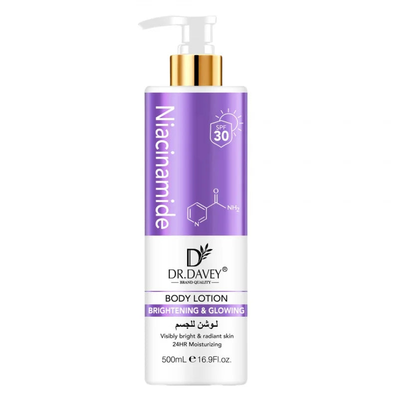 DR.DAVEY 500ml Niacinamide Body Lotion – Hydrating & Lightweight