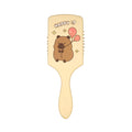 Cute Cartoon Capybara Air Cushion Hair Brush - Happy Balloons & Stars Design, Portable Daily Hair Care Comb Oasis Select UV3887-10-A-02