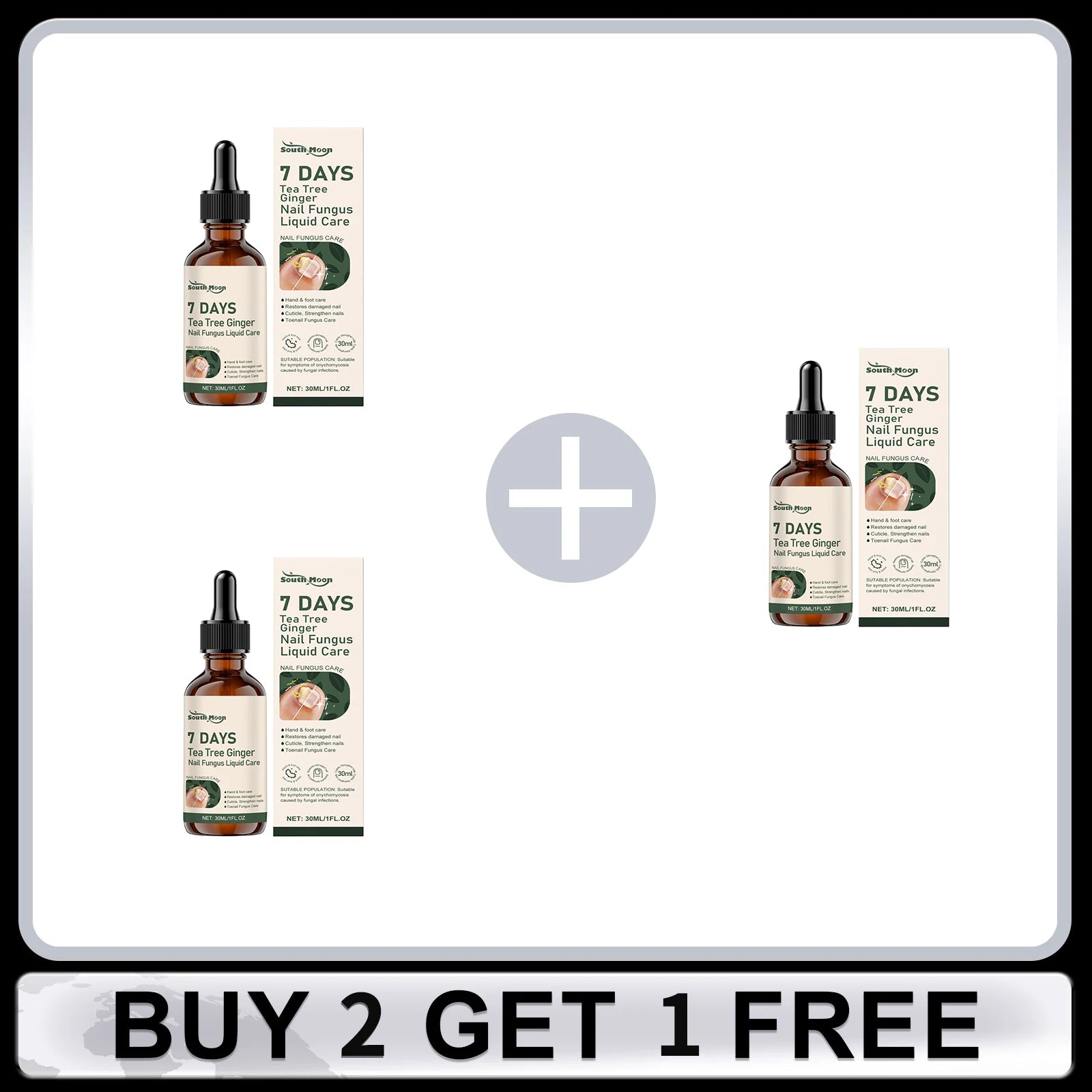 7 Days Nail Strengthening Oil Nail Fungus Treatment Repairing Paronychia Ingrown Toenail Onychomycosis Removal Care Product 30ml Oasis Select Buy 2 Get 1 Free
