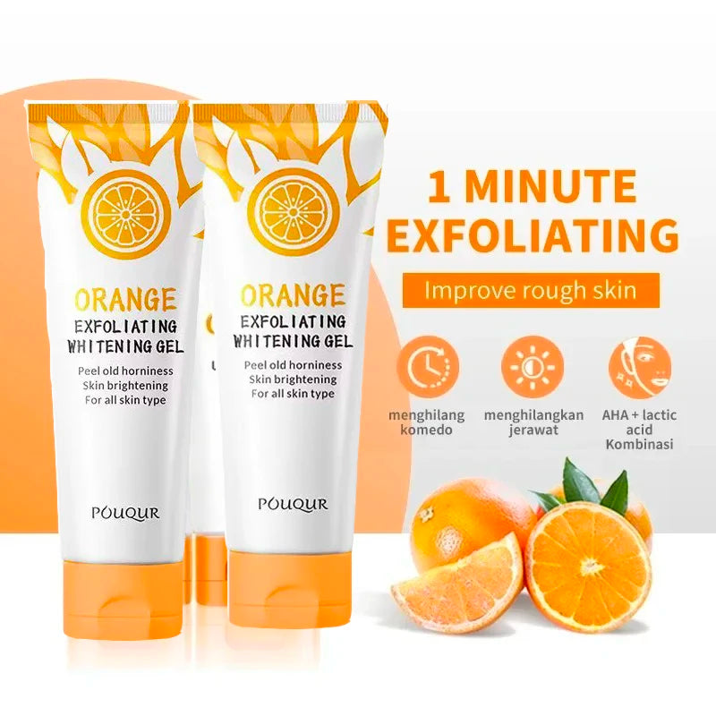 LUXURYTO Orange Exfoliating Peeling Gel – Brightening Scrub 50g Exfoliating Peeling Gel Oasis Select