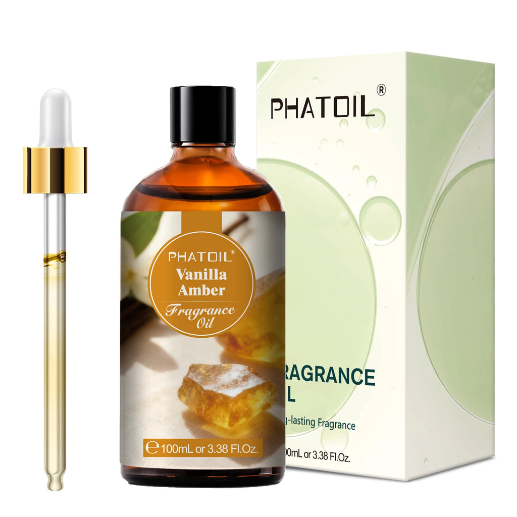 PHATOIL 100ml Fragrance Oil – Oud, Vanilla, Amber & Teakwood