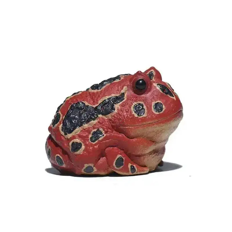 Zisha Tea Pet Golden Toad Wealth-attracting Tea Play Toad Tea Tray Frog Ornament Tea Play Accessories Oasis Select