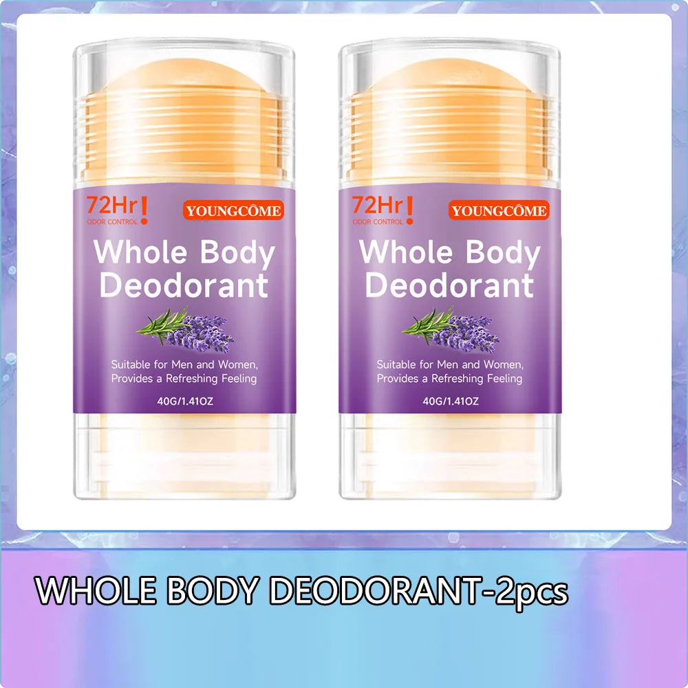 YOUNGCOME Honey Peach Whole Body Deodorant Stick | 72H Unisex